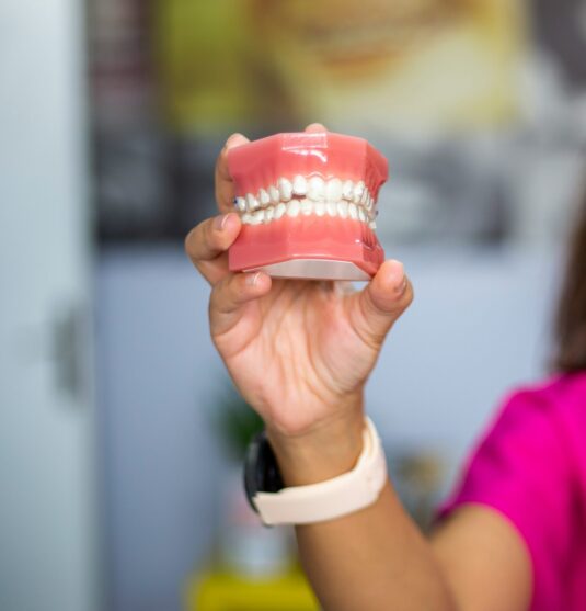 Custom bite splint to treat TMJ and bruxism in Towson MD